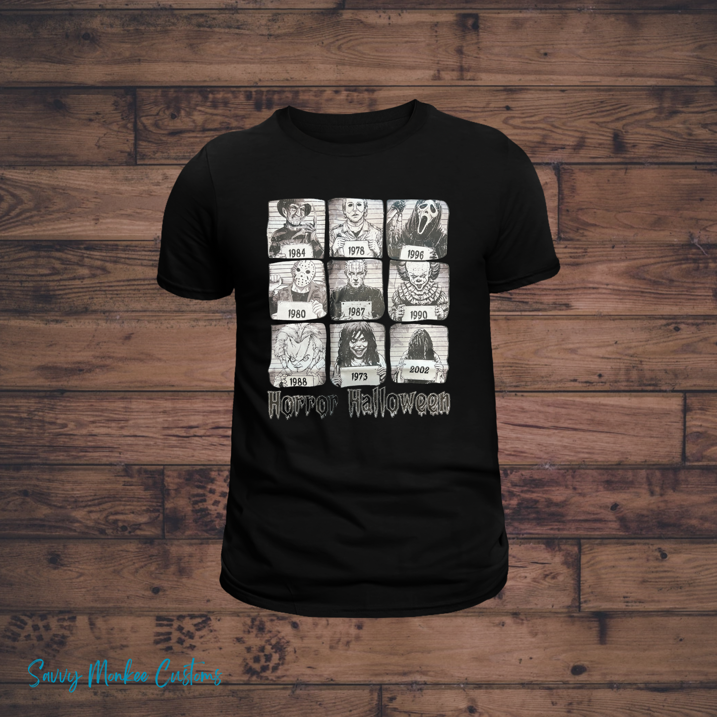 Horror Halloween Collage T-Shirt