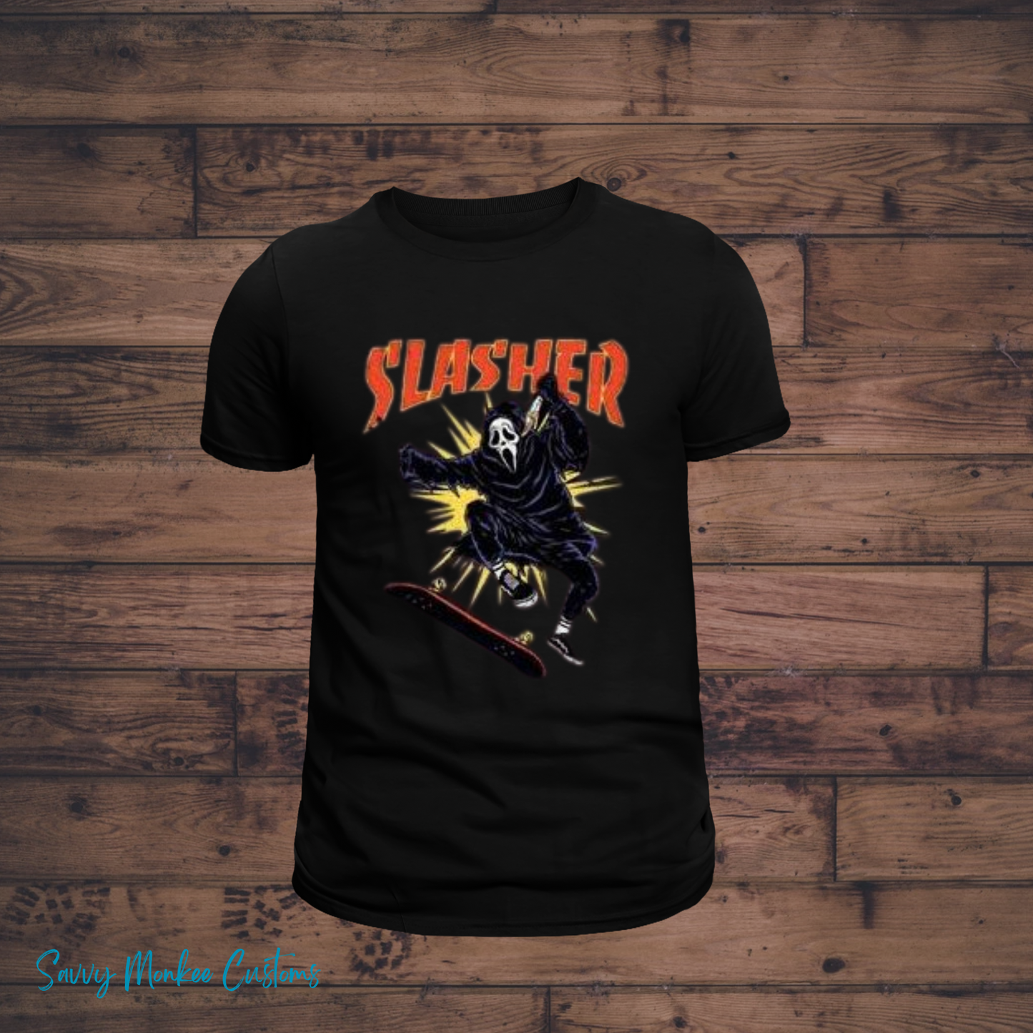 Ghost Face Skateboard T-Shirt