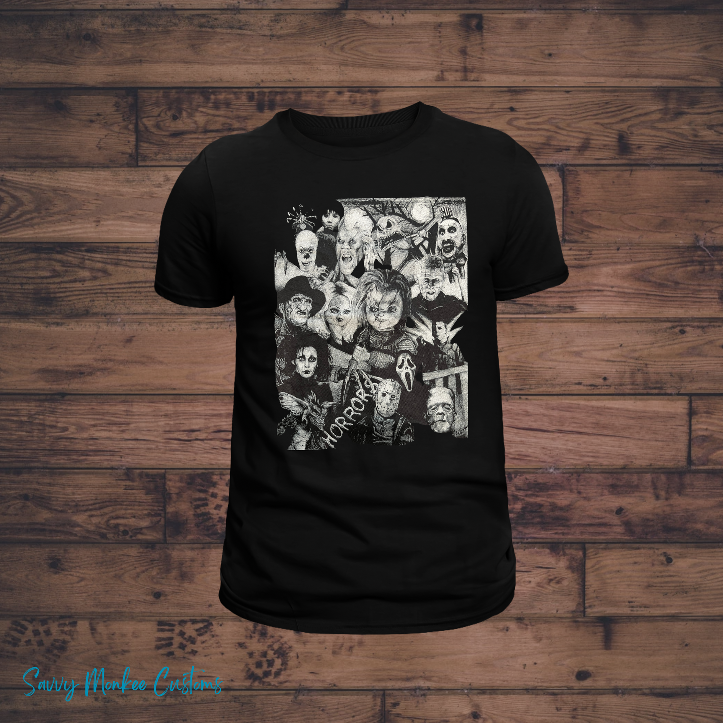 Horror Character Collage