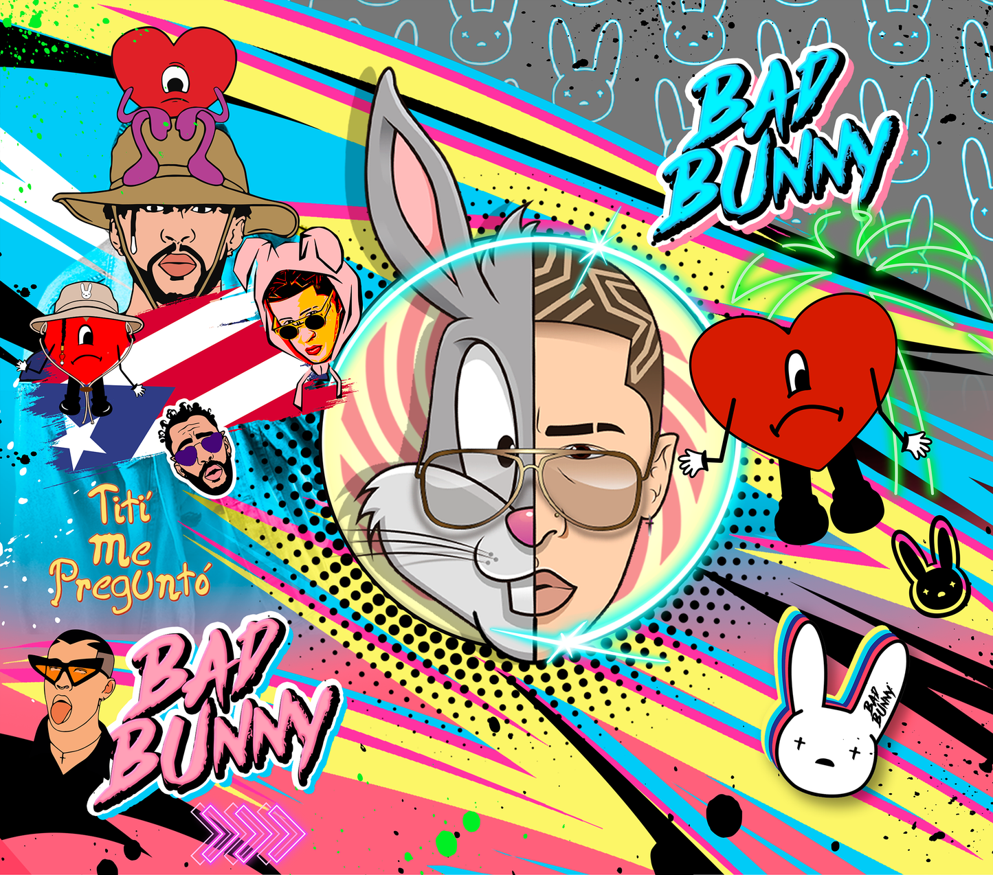 Bad Bunny 20oz Tumbler