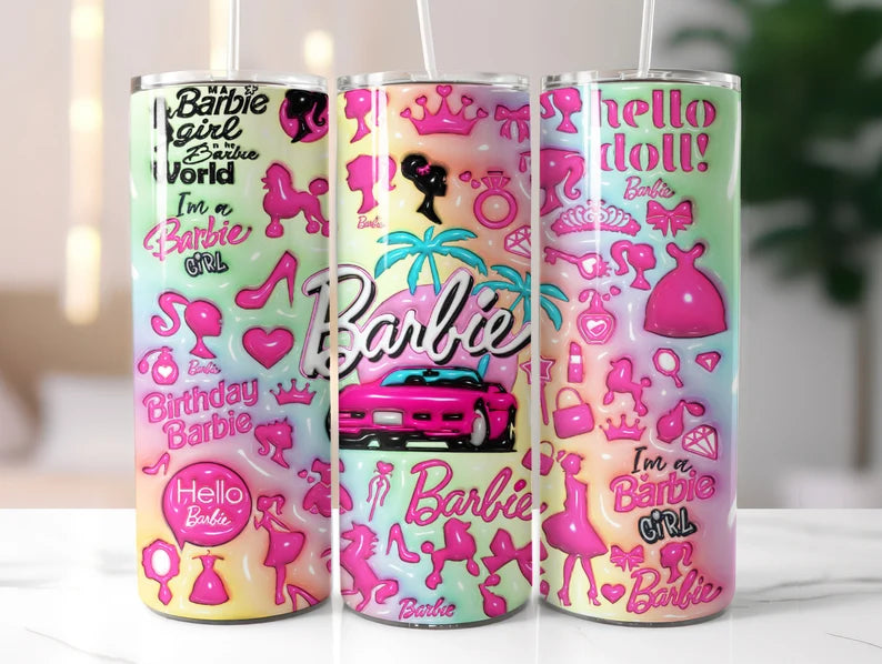 Barbie Ombre 20oz Tumbler