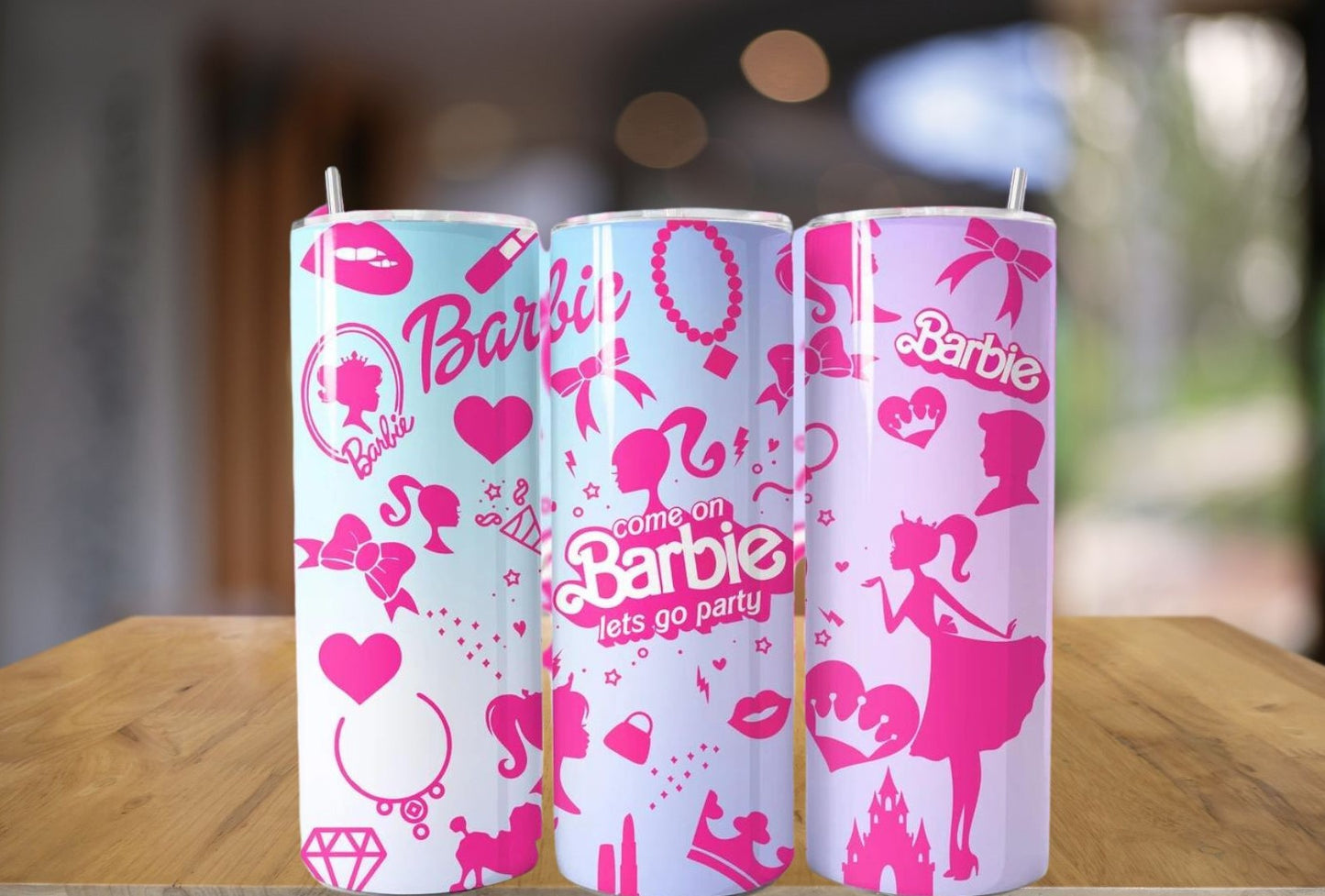 Blue Barbie 20oz Tumbler