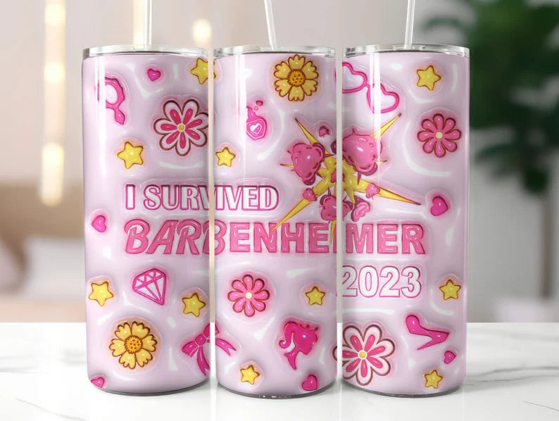 I Survived Barbheimer 20oz Tumbler