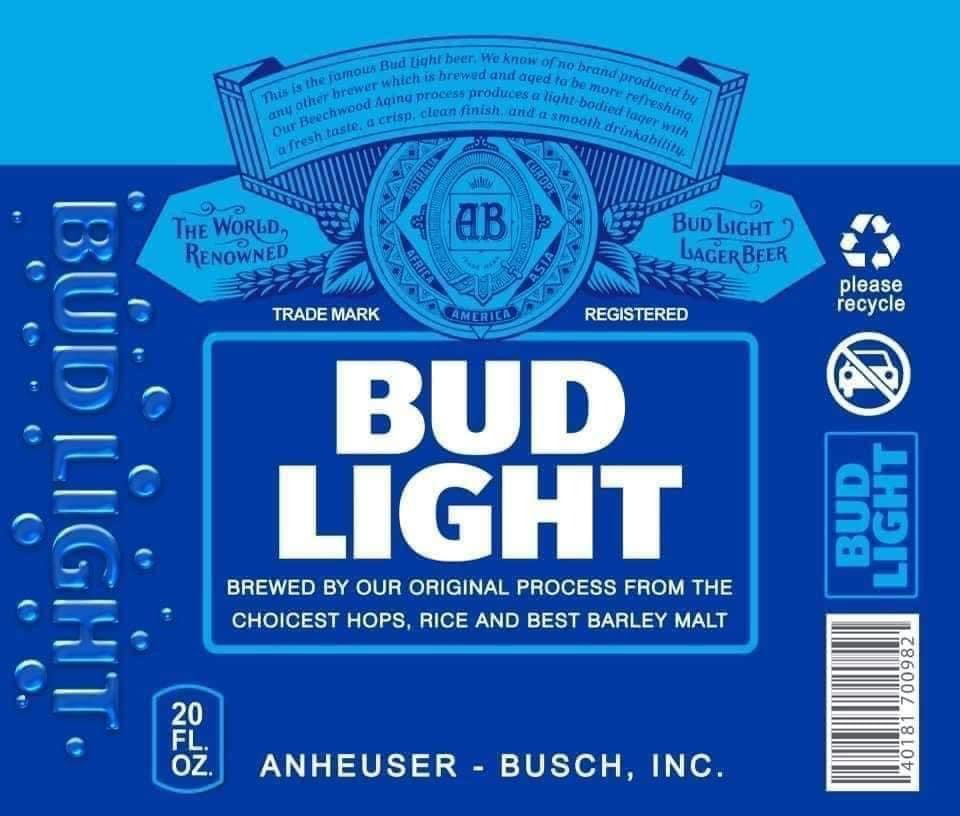 Bud Light 20oz Tumbler