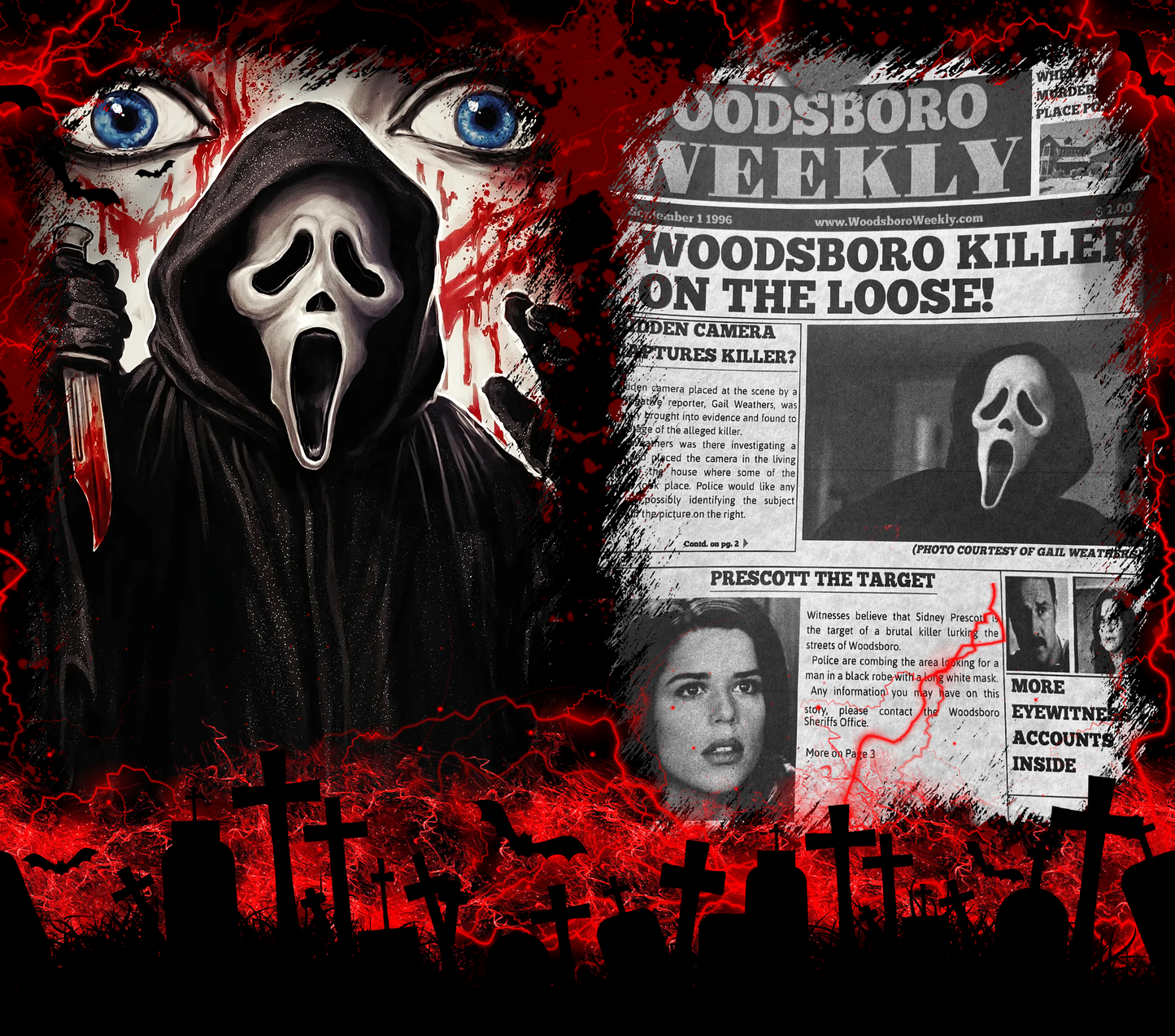 Ghost Face Glow-In-The-Dark - 20oz Tumbler