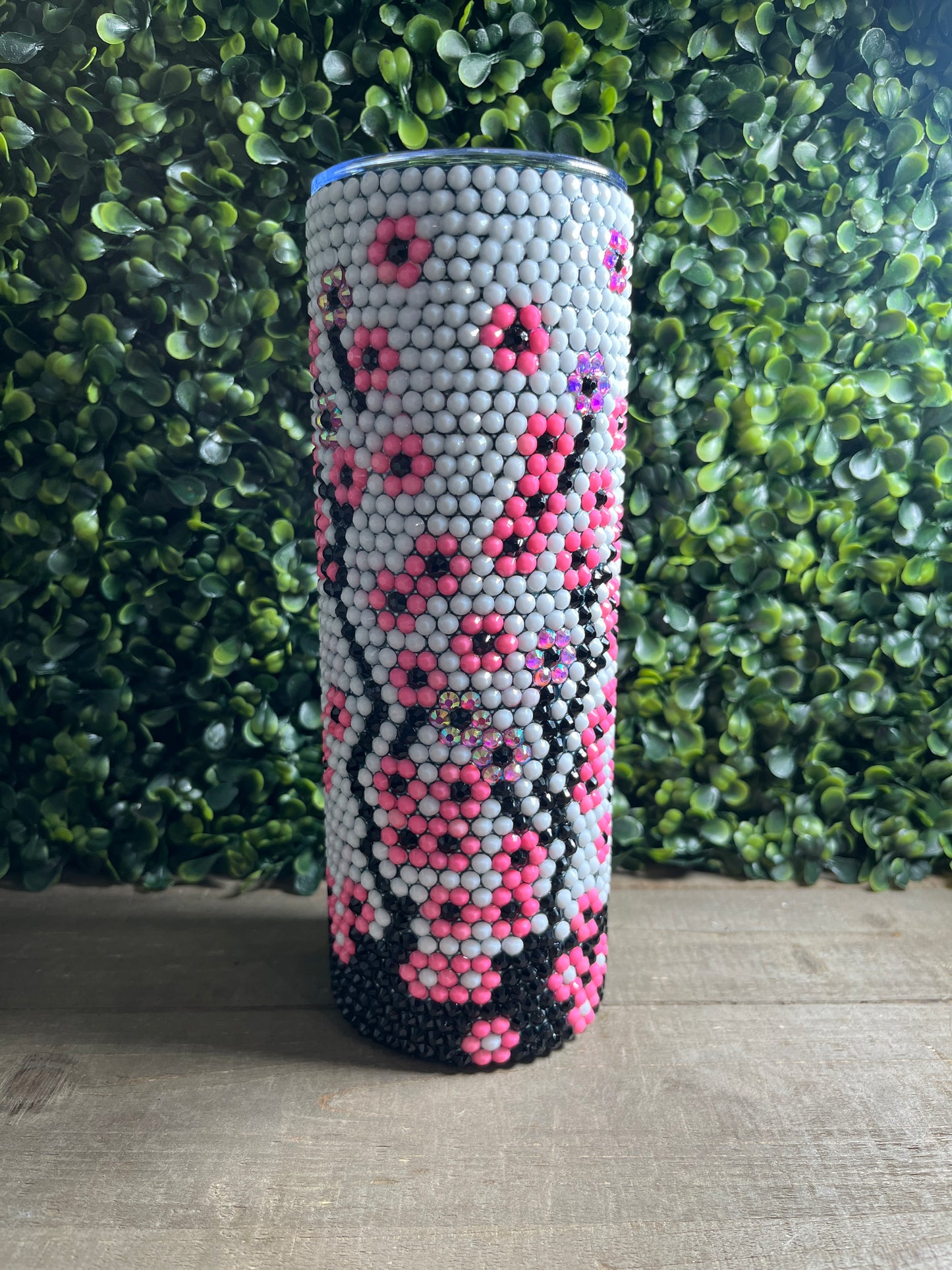 Cherry Blossom Rhinestone Tumbler 20oz