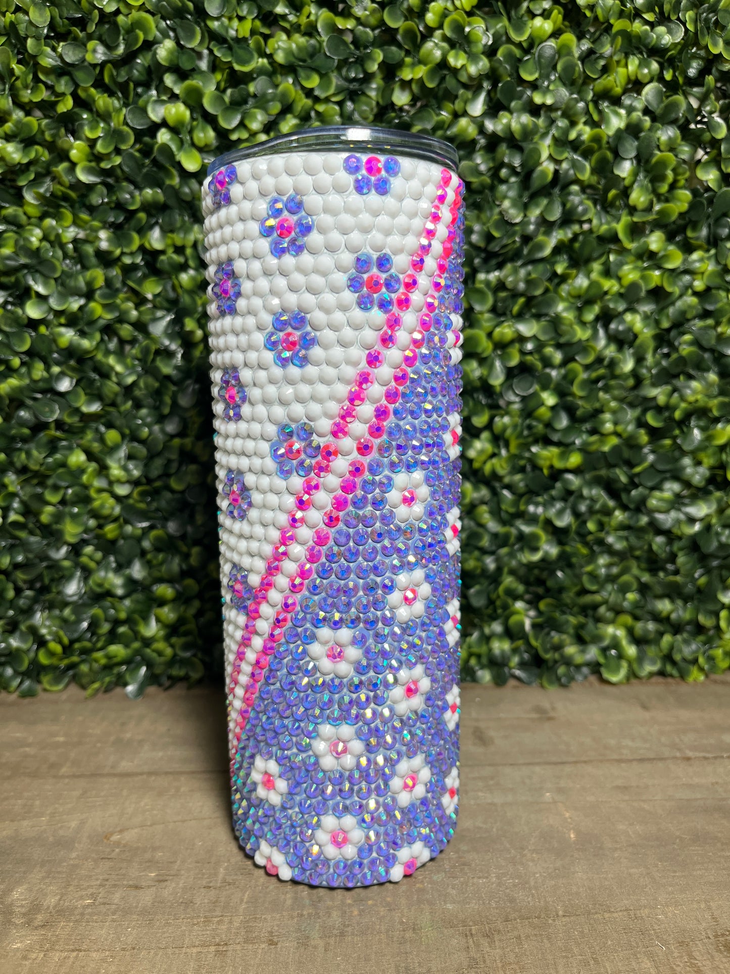 Purple Dreams Rhinestone Tumbler 20oz