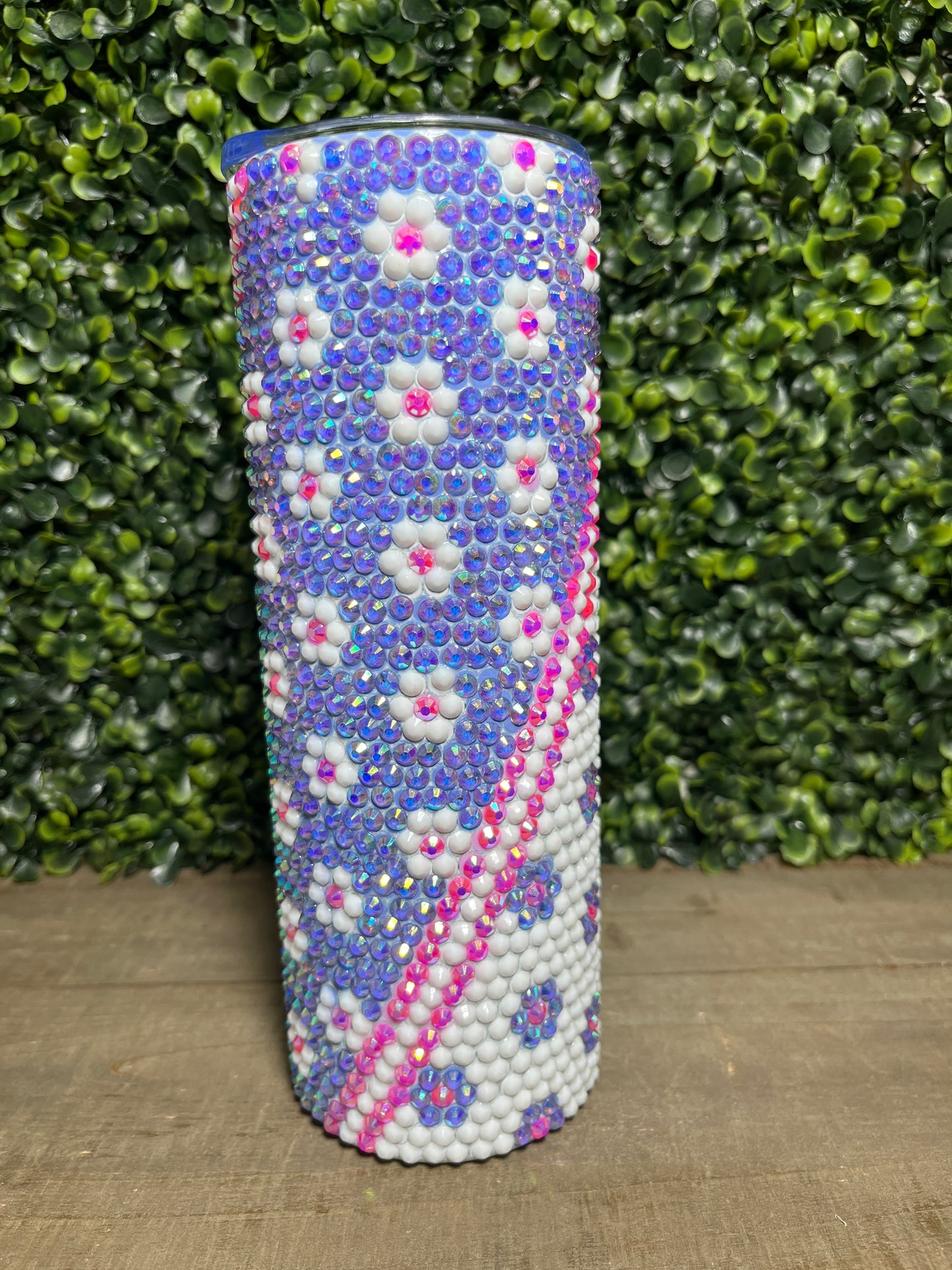 Purple Dreams Rhinestone Tumbler 20oz