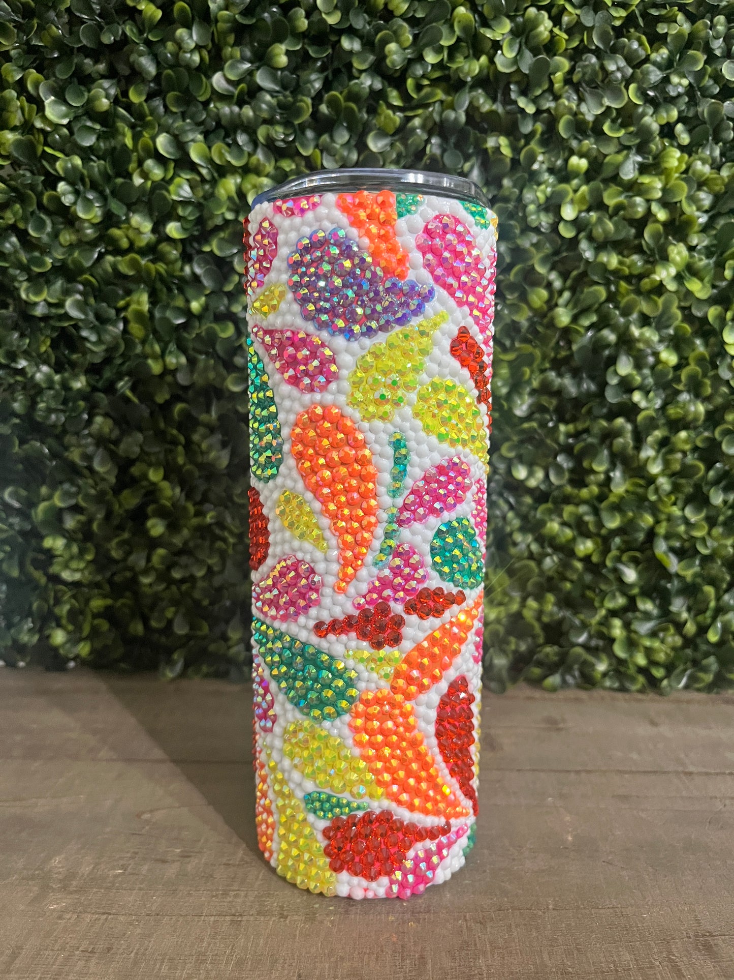 Spring Rhinestone Tumbler 20oz