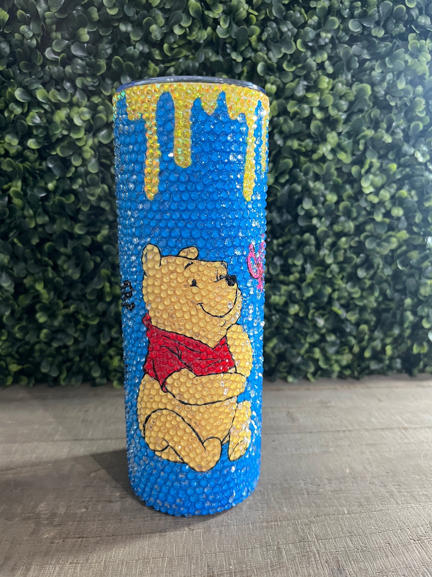 Winnie the Pooh Rhinestone Tumbler 20oz