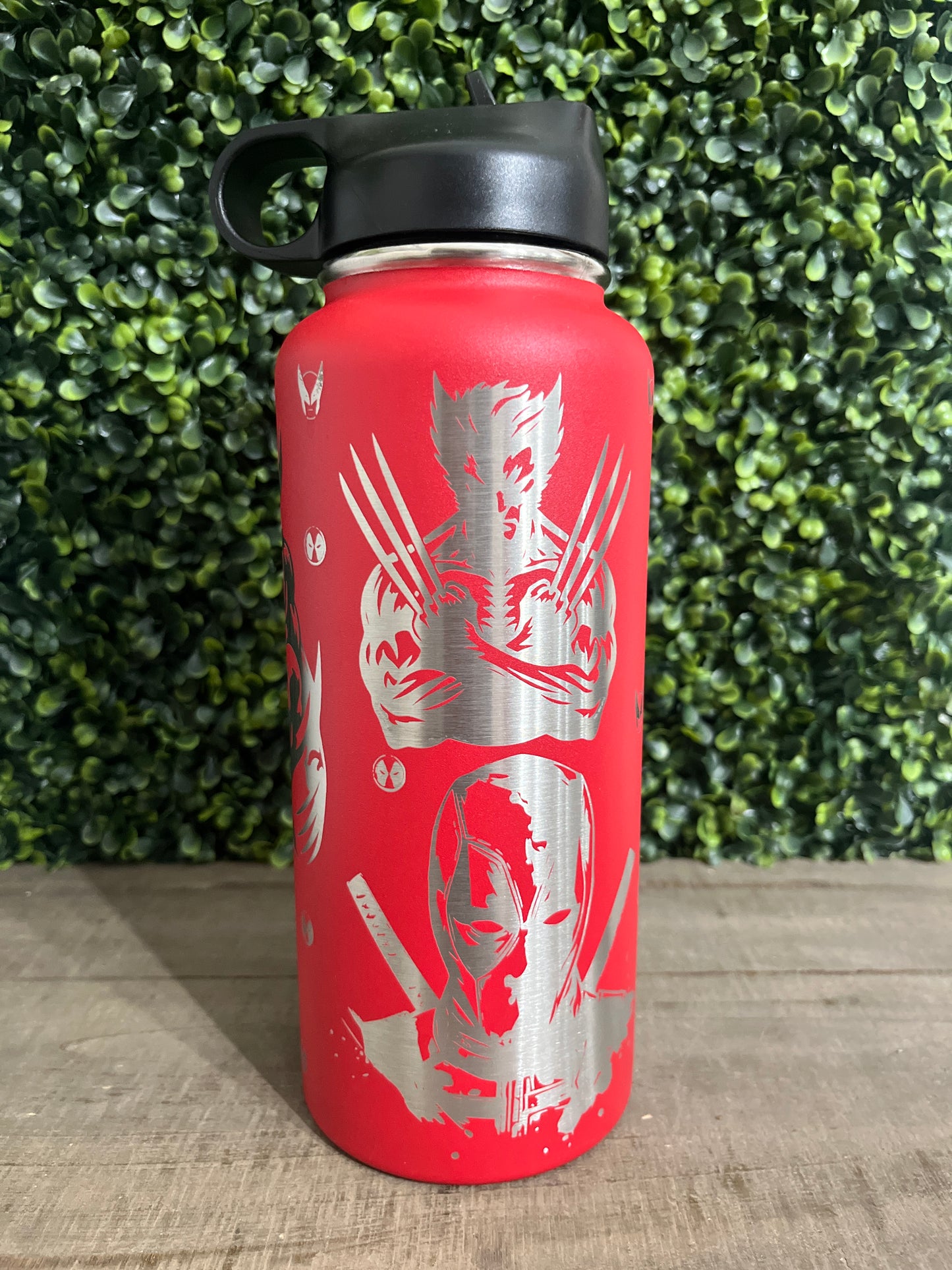 Laser Engraved 32oz Dead Pool Tumbler