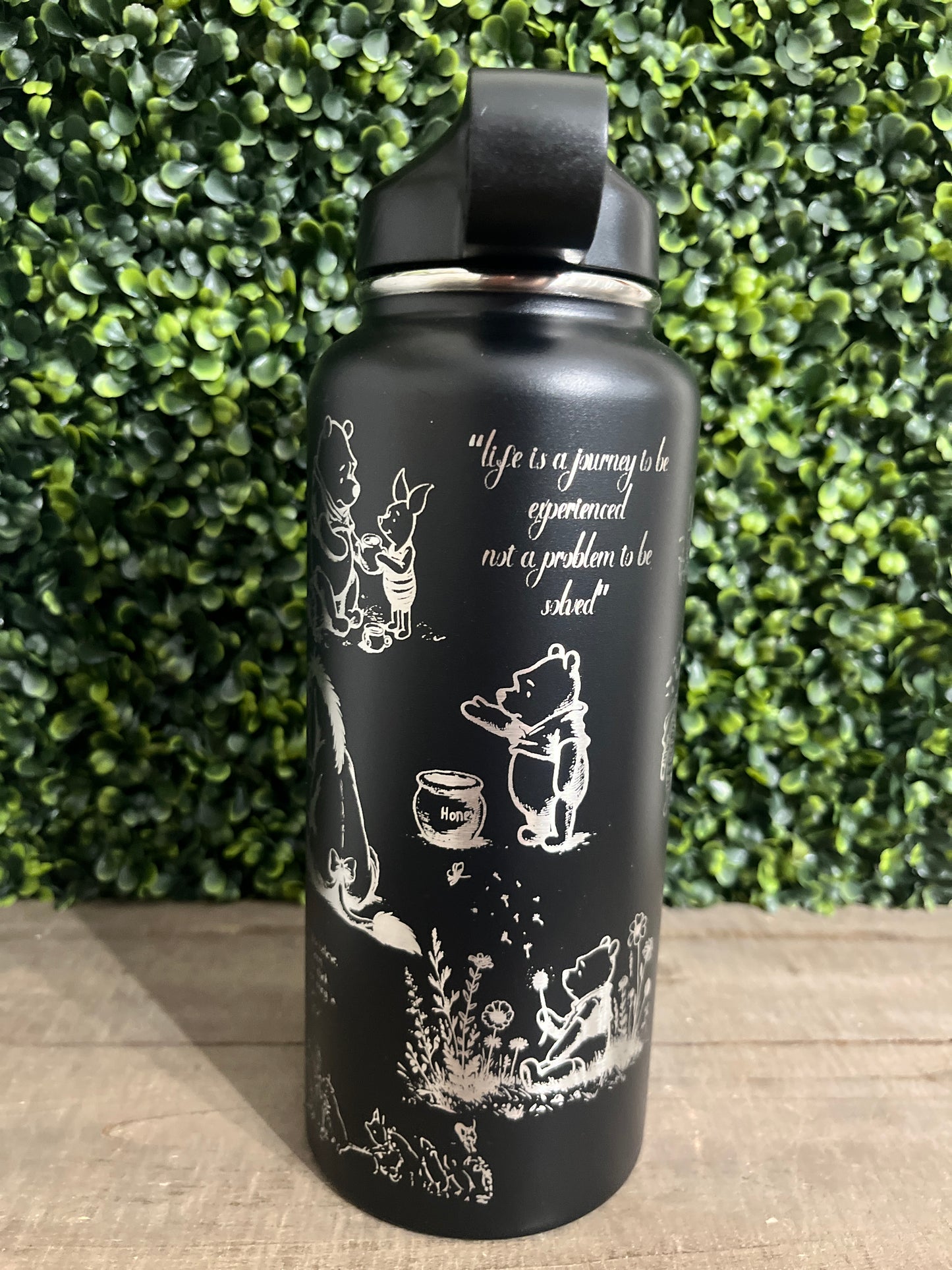 Laser Engraved 32oz Classic Pooh Water Bottle