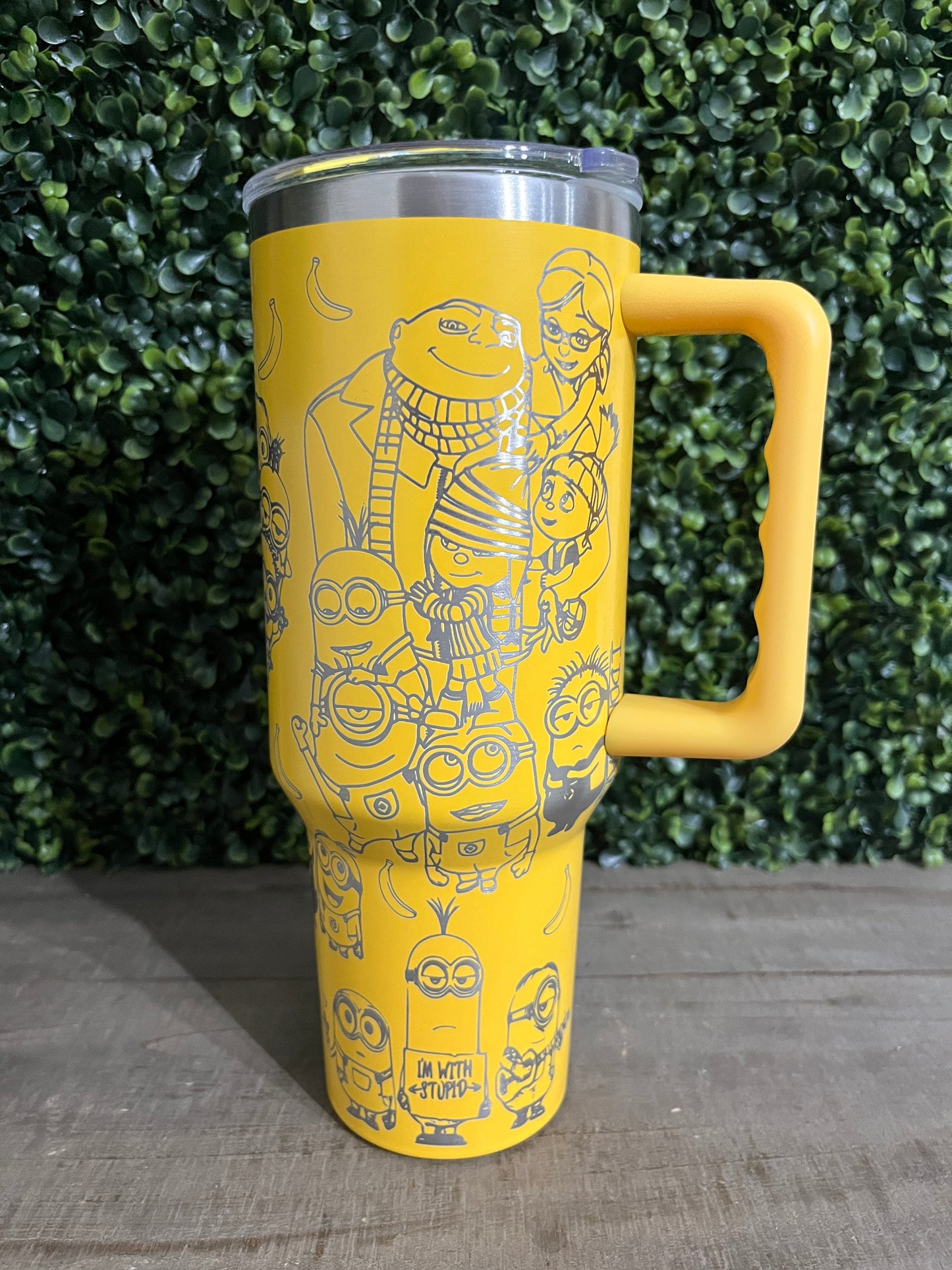 Laser Engraved 40oz Minion Tumbler