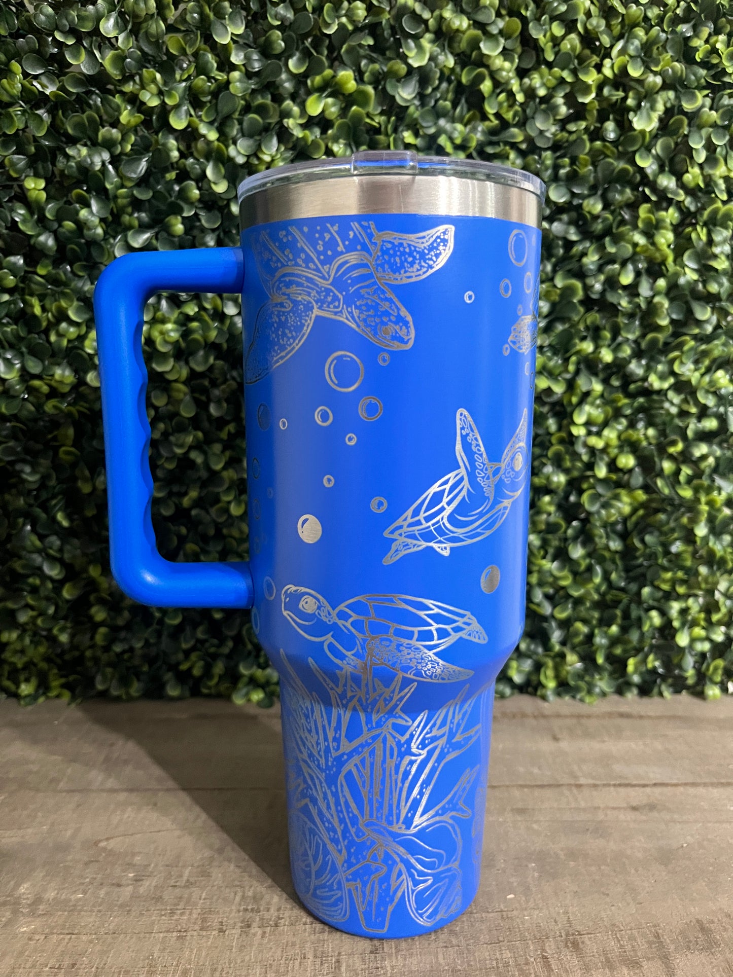 Laser Engraved 40oz Sea Turtle Tumbler
