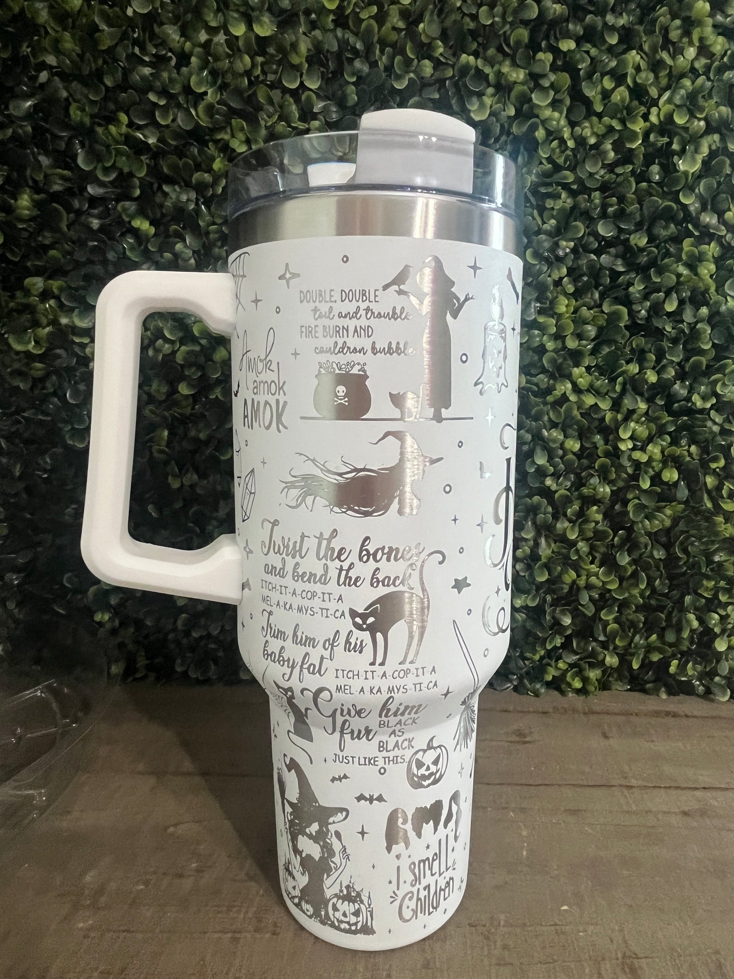 Laser Engraved 40oz Hocus Pocus Tumbler