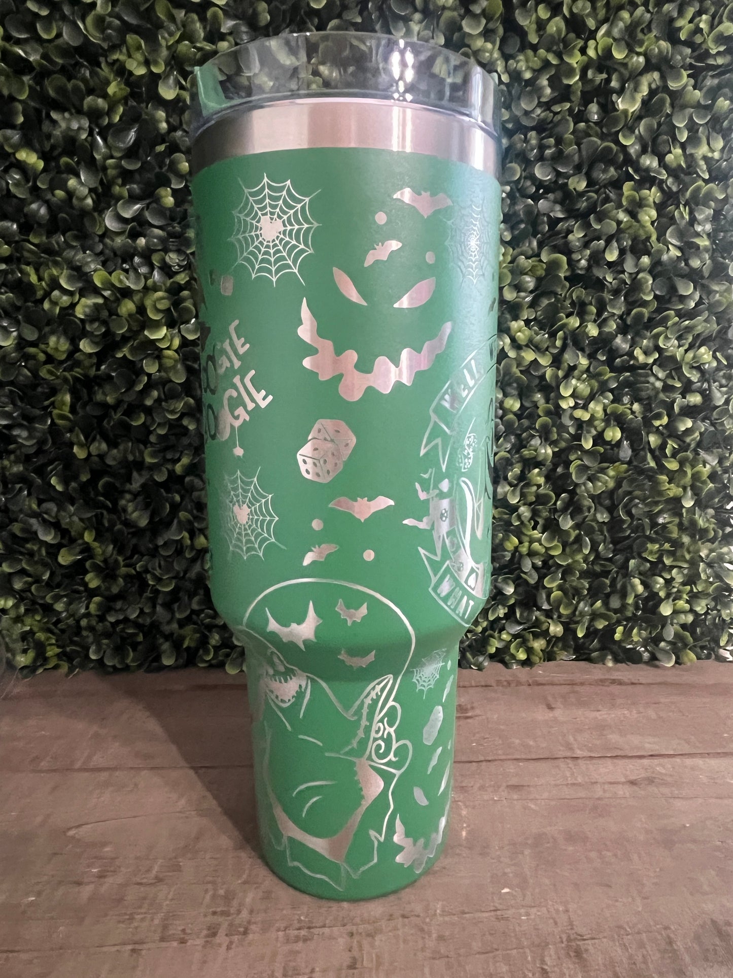 Laser Engraved 40oz Oogie Boogie Tumbler
