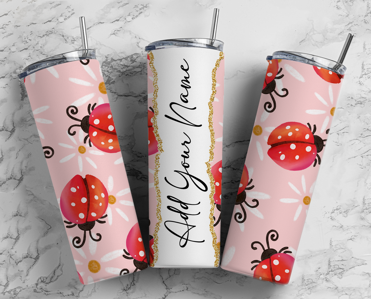 Lady Bug 20oz Tumbler (Customizable)