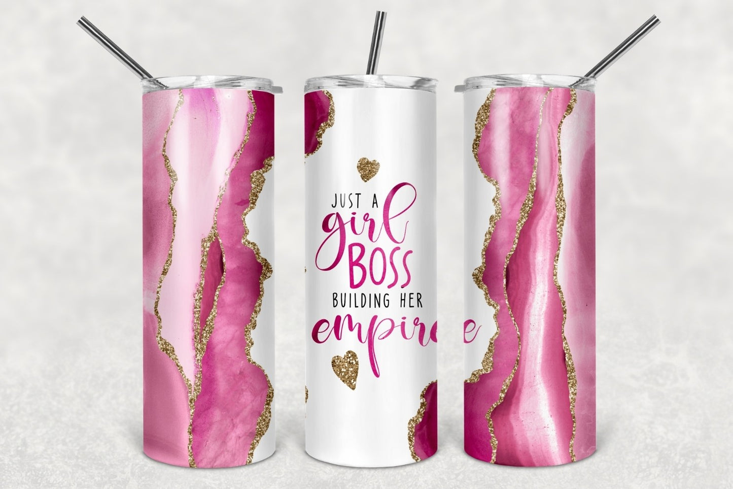 Just A Girl Boss Building Her Empire 20oz Tumbler