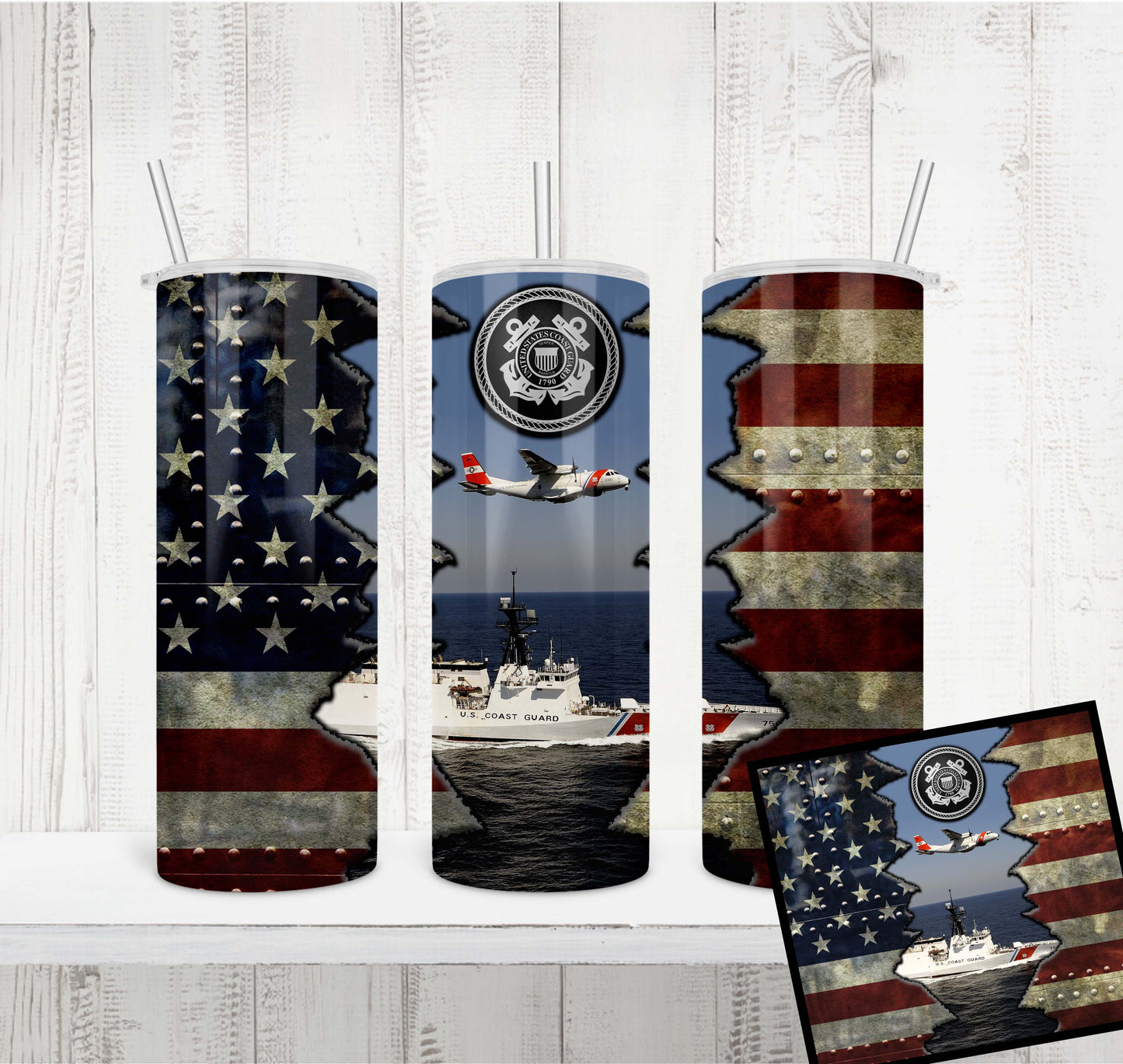 Coast Guard 20oz Tumbler
