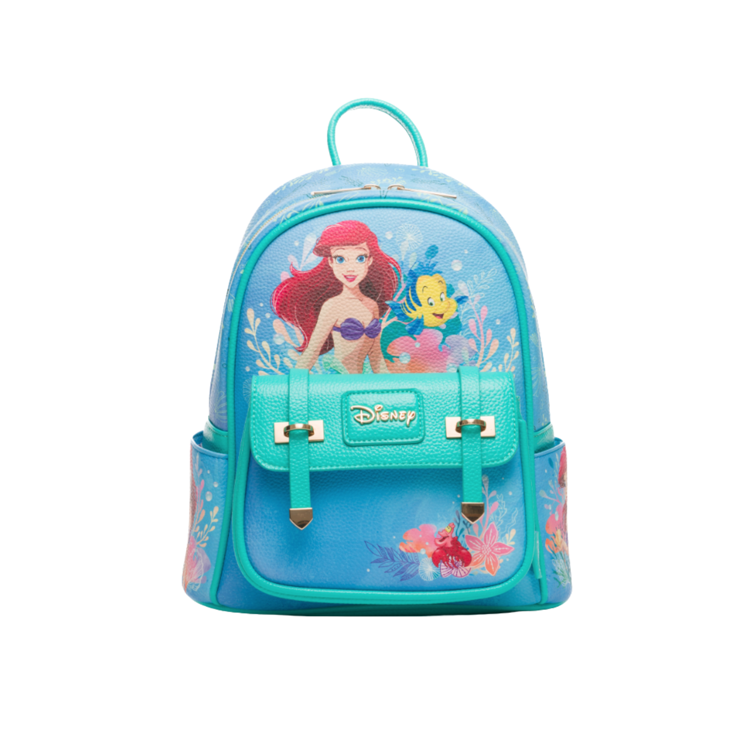 The Little Mermaid - Ariel WondaPop 11" Vegan Leather Back Pack