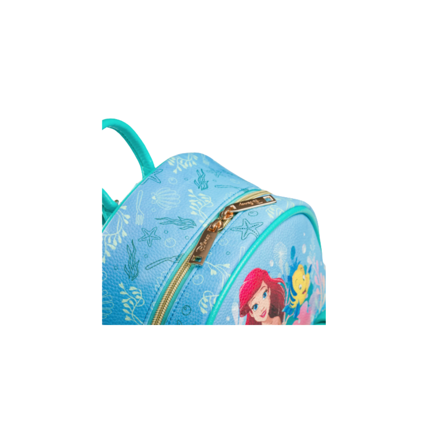 The Little Mermaid - Ariel WondaPop 11" Vegan Leather Back Pack