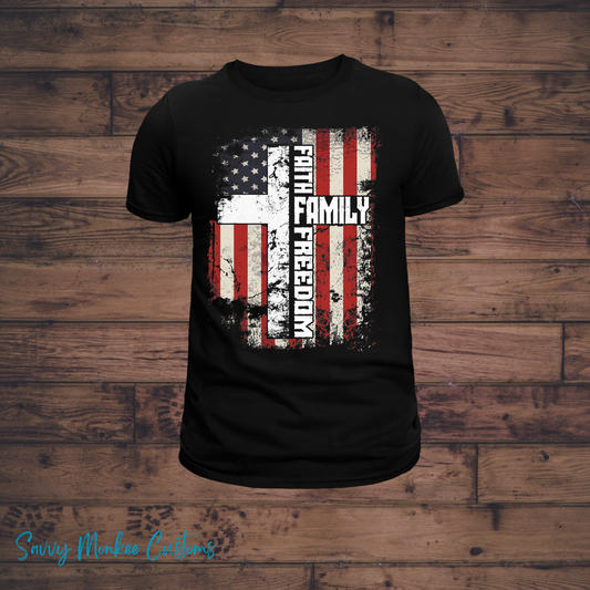 Faith Family Freedom  T-Shirt