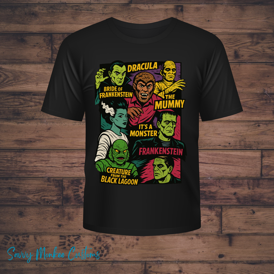 Retro Monsters T-Shirt
