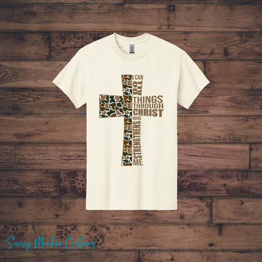 Camouflage Cross T-Shirt