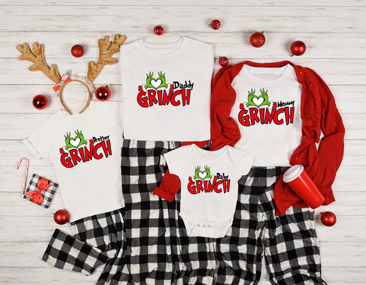 Family 2023 Grinch T-Shirts