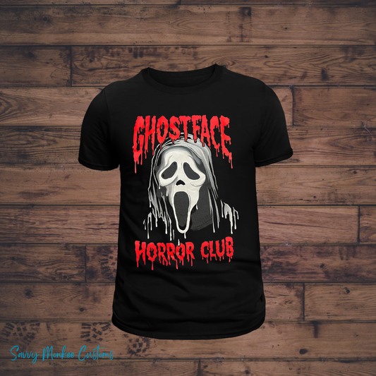 Ghost Face Horror Club T-Shirt