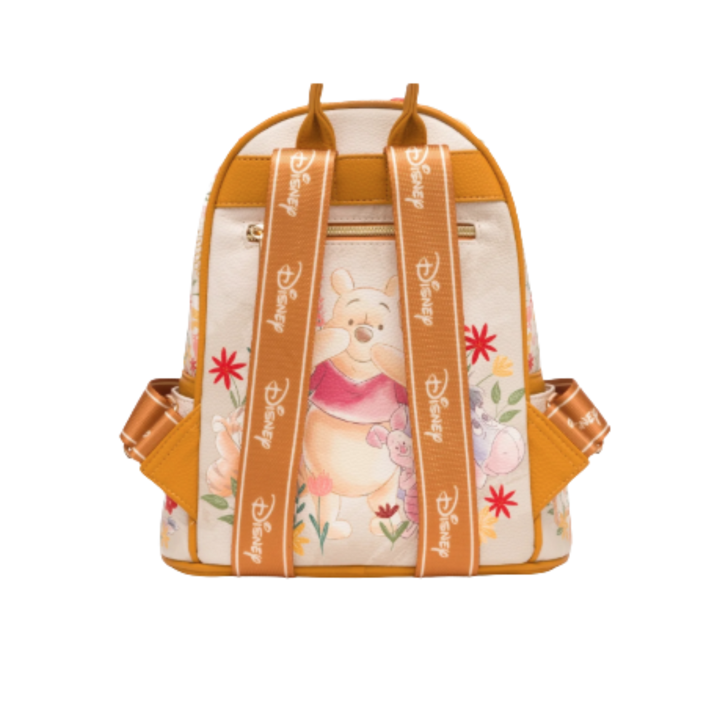 Winnie the Pooh among the Flowers WondaPop 11" Vegan Leather Backpack