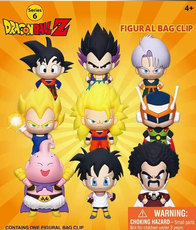 Dragon Ball Z 3D Foam Bag Clip, Series 6