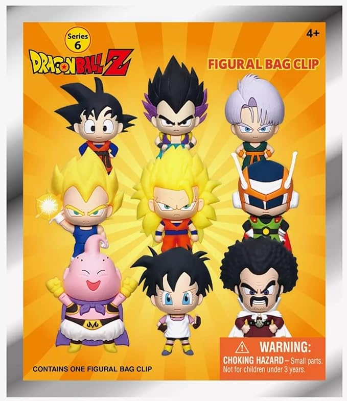 Dragon Ball Z 3D Foam Bag Clip, Series 6