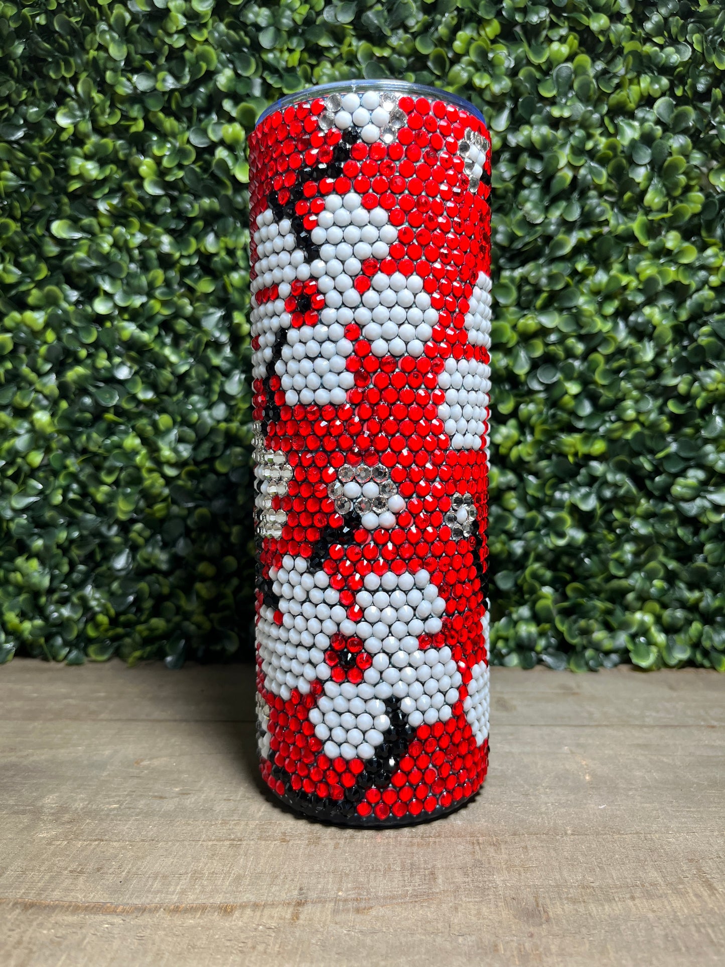 Japanese Floral Rhinestone Tumbler 20oz