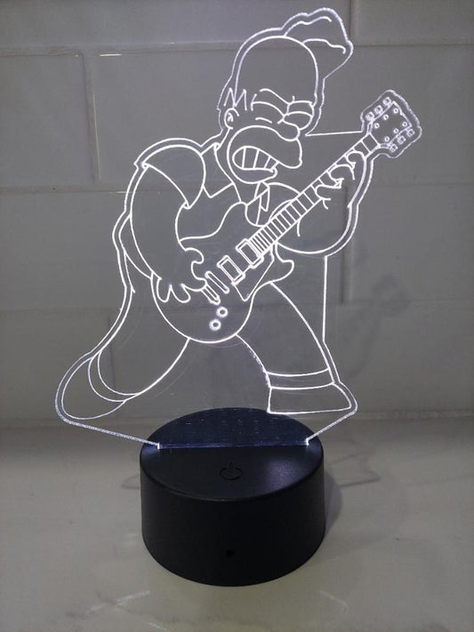 LED Night Light - Guitar Man