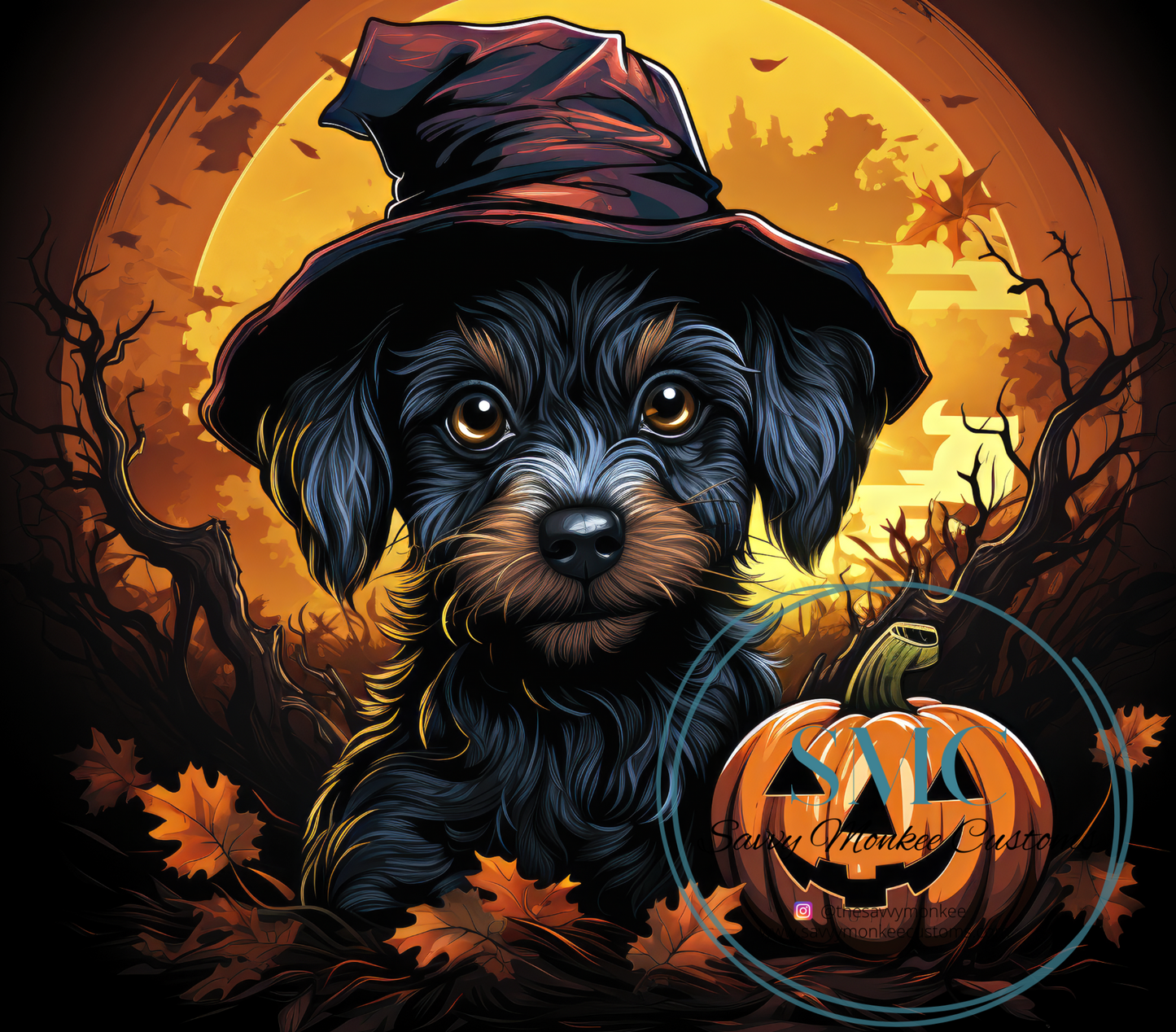 Doggie Halloween Tumbler