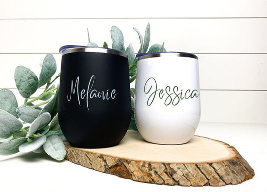 Laser Engraving Wine Tumbler